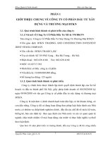 luận văn kế toán  Tổ chức kế toán và hệ thống kế toán tại Công ty Cổ phần đầu tư xây dựng và thương mại BTKN