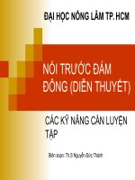 noi truoc dam dong