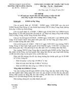 Tờ trình đề nghị quy hoạch đất trường