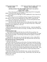 kế hoạch ôn TN 010-11 Môn văn