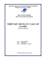 Đồ án tốt nghiệp kỹ sư xây dựngThiết kế chung cư cao cấp An Phú ( Lê Tấn Quân)