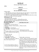 Giáo án lớp 4 CKTKN tuần 27