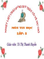 C7- Bài 2: Học làm cong việc gia đình với phần mềm Tidy Up