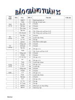 Giáo án tuần 35 lớp 3