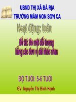 Đo 1 đối tượng bằng các đơn vị dài khác nhau