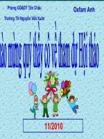 chuong trình tập huấn dạy học lấy học sinh làm trung tâm