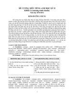 on thi tieng ANH 11-HKII_NH 10-11