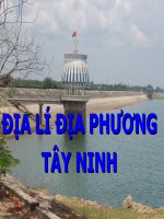 Địa lý Tây Ninh Tiết 51 bài 43