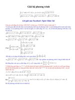 hướng dẫn giải hệ phương trình 1