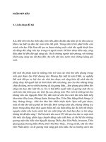 tóm tắt luận văn thạc sĩ MỘT SỐ CÁCH TÂN NGHỆ THUẬT TRONG THƠ MAI VĂN PHẤN