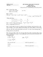 Tuyển chọn đề thi học sinh giỏi toán 7