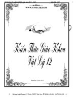 lí thuyết & 25 đề thi tốt nghiệp vật lí 2011