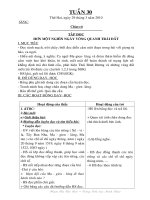 Giáo án lớp 4 CKTKN tuần 30