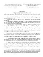 Quy chế phối hợp HT- CĐ