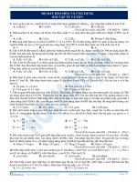 Bài tập độ bất bão hòa và ứng dụng