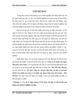 Tổ chức công tác kế toán tập hợp chi phí và tính giá thành sản phẩm tại công ty cổ phần xây dựng tổng hợp Tiên Lãng – Hải Phòng