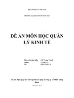 Đề án Tạo động lực cho người lao động ở công ty cổ phần Đăng Khoa