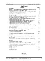 Lập kế hoạch lao động tiền lương năm 2010 - Công ty cổ phần than Vàng Danh- TKV