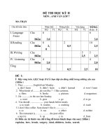 bo de tieng anh cuc hot very good