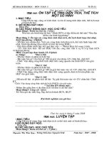 Giáo án môn toán lớp 5 tuần 33