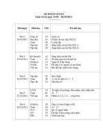 Giáo án lớp 2 tuần 10