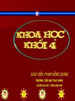 KHOA HỌC BÀI ÁNH SÁNG VÀ BẢO VỆ ĐÔI MẮT