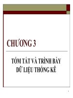 Bài giảng Nguyên lý thống kê Chương 3 - GV. Quỳnh Phương