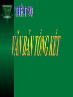 tiết 93- văn bản tổng kết