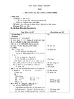 Giáo án Luyện toán lớp 1 buổi 2 (HKI)