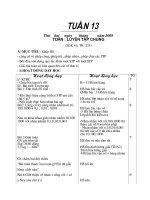 Giáo  án toán lớp 5 tuần 13