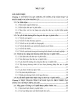Hoàn thiện công tác đào tạo và phát triển nguồn nhân lực tại Công ty Cổ phần Dược phẩm Thiên An.
