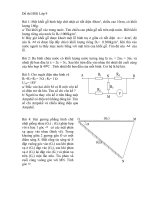 Đề thi HSG cấp huyện môn Vật lý 9