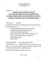 Nghiên cứu xây dựng cơ sở dữ liệu hình ảnh bệnh học cho phương pháp sử dụng công nghệ đa phương tiện Multimedia trong hỗ trợ đào tạo và chẩn đoán bệnh