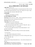 Giáo án môn toán lớp 5 tuần 25