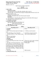 Giáo án lớp 2 chuẩn KTKN năm học 2014 - 2015 tuần 2