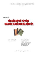 TẬP TÍNH CHĂM SÓC CON