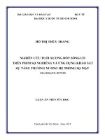 Nghiên cứu tuổi xương đốt sống cổ trên phim sọ nghiêng và ứng dụng khảo sát sự tăng trưởng xương hệ thống sọ mặt giai đoạn 8-18 tuổi