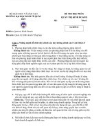 Đề thi quản trị kinh doanh