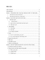 Đồ án tốt nghiệp - Thiết kế phân xưởng lên men nhà máy bia năng suất 30 triệu lít trên năm