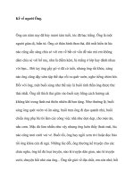 Nghị luận xã hội kể về người ông