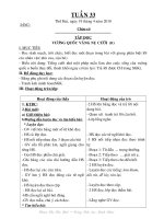 Giáo án lớp 4 CKTKN tuần 33