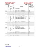 Giáo án lớp 2 chuẩn KTKN năm học 2014 - 2015 tuần 27