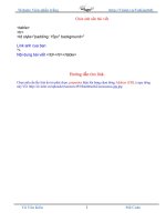 Chèn ảnh nền bài viết