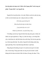 Em hãy phân tích đoạn trích “Kiều ở lầu Ngưng Bích” trích trong tác phẩm “Truyện Kiều” của Nguyễn Du