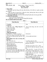 Giáo án lớp 2 năm học 2014 - 2015 chuẩn kiến thức tuần 15