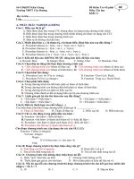 Đề kiểm tra 1 tiết tin học 11 HK2 ĐỀ 3