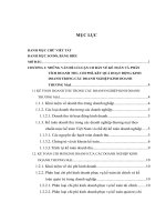 luận văn kế toán  Thực trạng công tác kế toán và phân tích chi phí, doanh thu và xác định kết quả kinh doanh tại Công ty TNHH Hóa chất và khoáng sản VMC