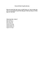 Tiểu luận Phân tích bình đẳng giới trong các điều khoản của luật lao động dựa trên cơ sở vận dụng lý thuyết bình đẳng giới. Minh họa bằng các số liệu thực tế ở Việt Nam