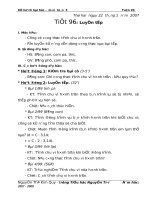 Giáo án môn toán lớp 5 tuần 20