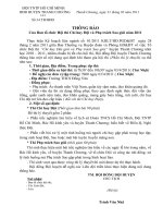 Thông báo thi chỉ huy Đội và phụ trách Sao giỏi